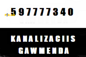kanalizaciis gawmenda - კანალიზაციის გაწმენდა თბილისი - 597777340